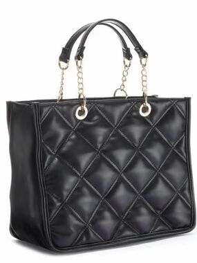 LASCANA Quilted Tote Handbag in Black